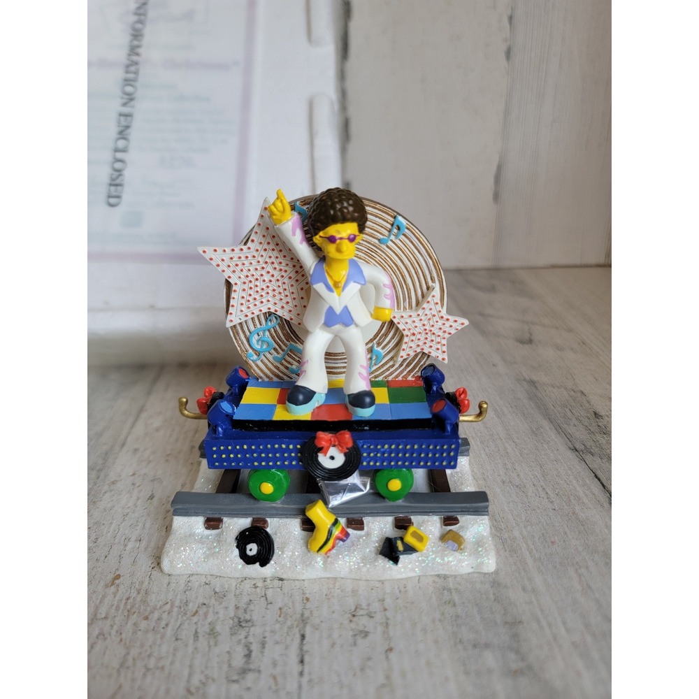 Hamilton Simpsons Disco the Halls stu Xmas train xmas village accessory vintage